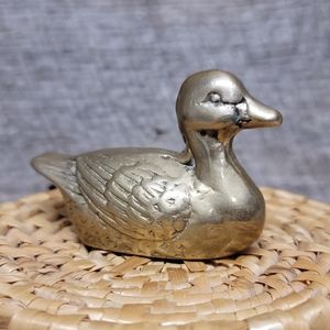 Vintage Brass "Action" Brand Paperweight Figurine